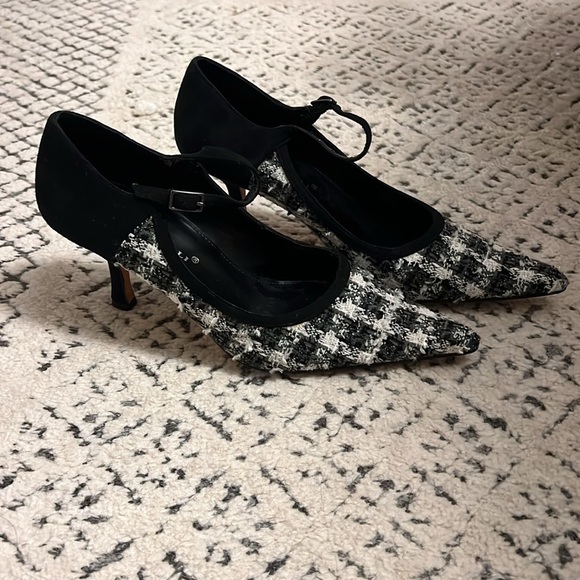 A Marinelli textured kitten heels - Picture 2 of 6